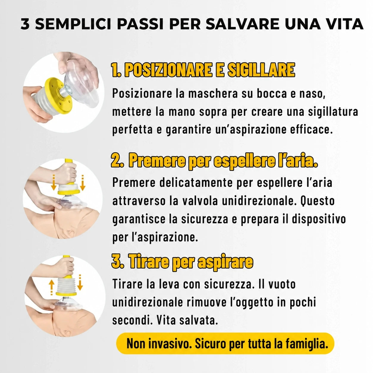 Kit Antisoffocamento Familiare Azurikass